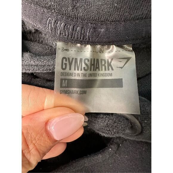 GymShark Raw Edge Cutout Cropped Hoodie - Black - M - Picture 5 of 9